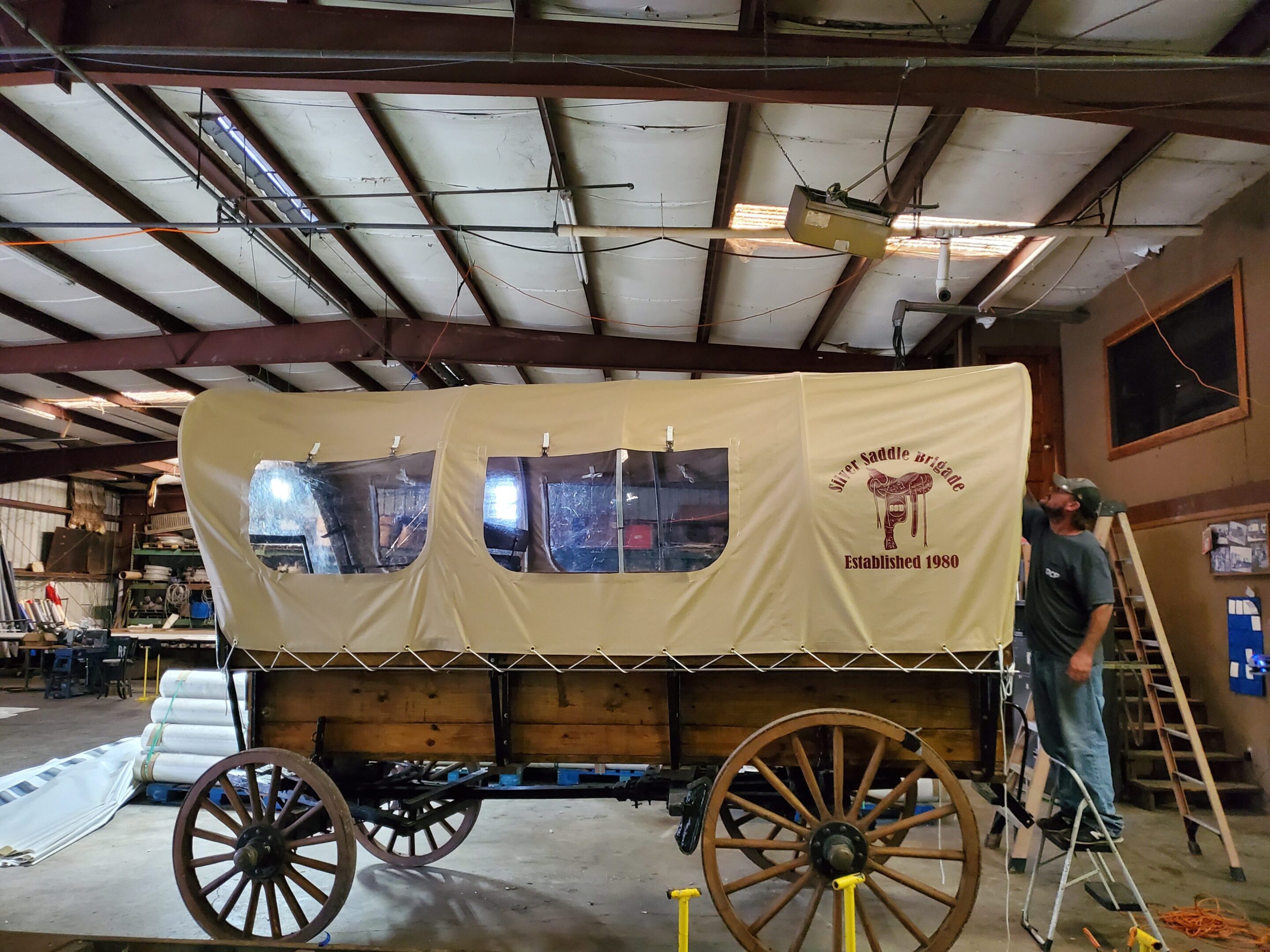 Tan Wagon Cover